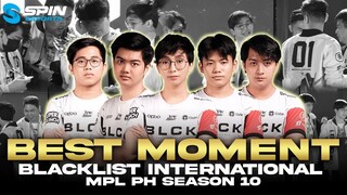 BLACKLIST INTERNATIONAL TIM PALING MENGERIKAN DI MLBB! BEST MOMENTS BLACKLIST CHAMPIONS OF MPL PH!