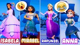 Isabela ENCANTO Vs Mirabel Family Madrigal Vs Rapunzel Tangled Vs Anna  FROZEN DANCE BATTLE KINGDOM