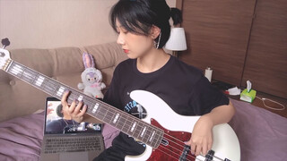 Cô gái cover "il vento d’oro jojo" bằng ghi-ta Bass