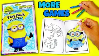 Minions the Rise of Gru Play Pack with Games and Coloring