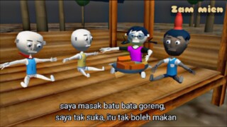 parodi upin ipin darkweb, memasak bersama memei