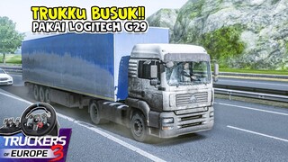 MUAT PERDANA DI ETS2 ANDROID | TOE TRUCKERS OF EUROPE 3 | LOGITECH G29