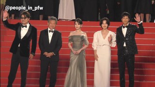 IU / Lee Ji Eun 아이유, Lee Joo-young 이주영, Gang Dong-won 강동원, Hirokazu Kore-eda 是枝 裕和 - Cannes Festival