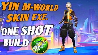 YIN M-WORLD SKIN EXE, YIN ONESHOT DELETE BUILD! MLBBMEMES