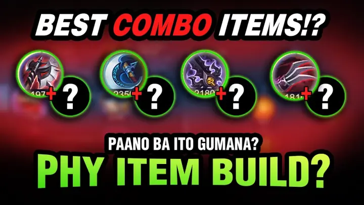 BEST PHYSICAL ITEM COMBO | HOW TO BUILD | TIPS AND GUIDES MOBILE LEGENDS | CRIS DIGI 2021 (ENG SUB)