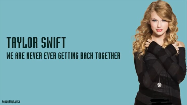 we are never getting back together lyrics.