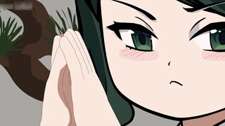 [Anak laki-laki itu berulang kali memasang anting-anting dengan tangannya yang berdarah]