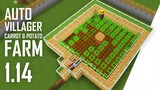 Cara Membuat Auto Villager Carrot & Potato Farm - Minecraft Indonesia 1.14