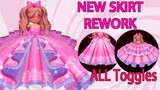 NEW Magical Enchantress Skirt Rework Out Now ALL Toggles Royale High Roblox Update