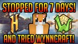 I STOPPED 🛑 playing Skyblock for 1 week and this Happened | Hypixel & Wynncraft