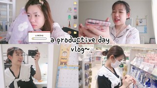 a productive day 🌱 THỨC DẬY TỪ 6 GIỜ SÁNG VLOG🐰~【日本語字幕付き】 l Gokku Egao