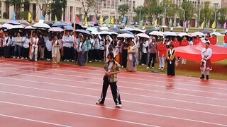 漳州三中学校运动会开幕式solo《BoomBoomBass》，是让本椅子妈跳一遍就没力气的舞…