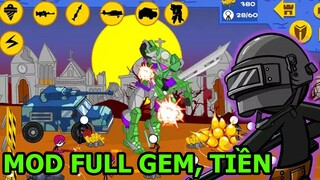 Stickman Modern Total War mod apk Full Gem, Vàng Người Que Đại Chiến Hiện Đại - Top Game - Thành EJ