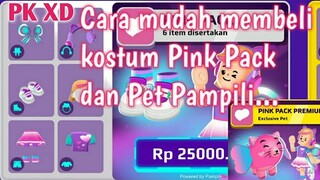 Cara membeli Kostum Pink Pack dan Pet Pampili~PK XD update terbaru