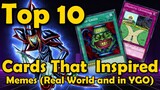 Top 10 YuGiOh Cards that Inspired Memes (In the Real World and in YGO)