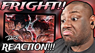 BAKI HANMA VS KENGAN ASHURA RAP SONG | FIGHT! | DizzyEight ft. Errol Allen(REACTION)