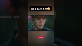 He saved her from the ghost 🥰||K Drama ~The midnight studio 📸#kdrama #shortsfeed