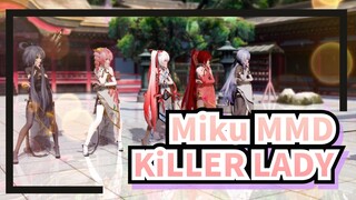 [Miku MMD] KiLLER LADY / 7 nữ hoàng! Bao nhiêu hình bạn nhìn ra?