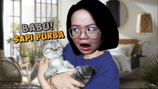 MOMON ADOPSI KUCHING & MENJADI BABU SEJATI feat @BANGJBLOX | ROBLOX