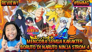 REVIEW KARAkTER YANG ADA DI BORUTO DI GAME NARUTO ULTIMATE NINJA STROM 4 MANTAP NIH