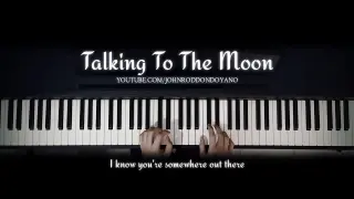 Bruno Mars - Talking To The Moon | Piano Cover with Violins (with Lyrics & PIANO SHEET)