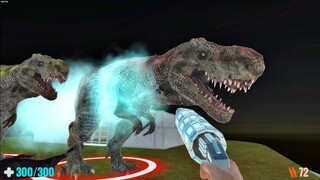 Trying to Survive a Dinosaur Attack. FPS Perspective! Animal Revolt Battle Simulator