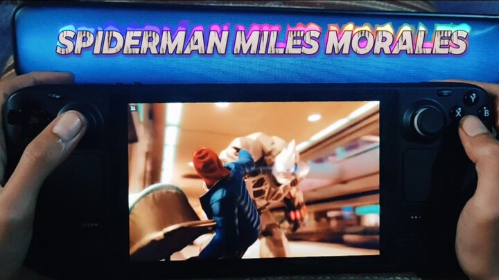 masih melanjutkan next story game . Spiderman miles morales