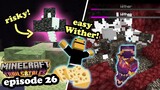 "EASY" WAYS TO KILL THE WITHER! 🧀- Ep.26 (FILIPINO) Minecraft Bedrock [Calzones]