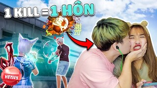 [Free Fire] Na Thử Thách Phú 1 Kill = 1 NỤ HÔN Cực Phê | HEAVY NA GÂY MÊ