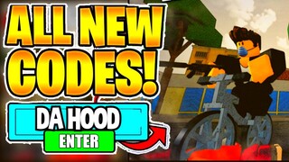 ROBLOX ALL DA HOOD CODES 2022!