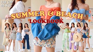 🍒 158cm summer & beach lookbook แต่งตัวหน้าร้อนสุดปัง 19 ลุค มีครบทุกสไตล์! | Babyjingko