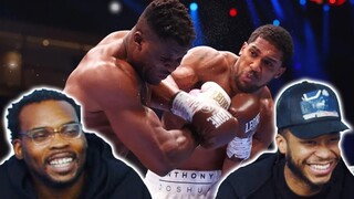 Anthony Joshua Viciously Knocks Out Francis Ngannou in 2nd Round! Reaction