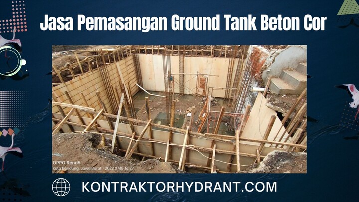 Jasa pemasangan ground tank beton cor