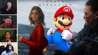 Streamers React To Mario Reference in Death Stranding (Let's GO)