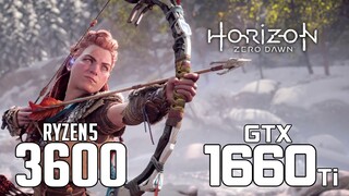 Horizon Zero Dawn on Ryzen 5 3600 + GTX 1660 Ti 1080p, 1440p benchmarks!