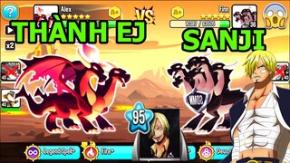 Bất Ngờ Gặp SANJI Cũng Chơi Đảo Rồng Với LV 95 Cực Mạnh - Dragon City Top Game Android Ios