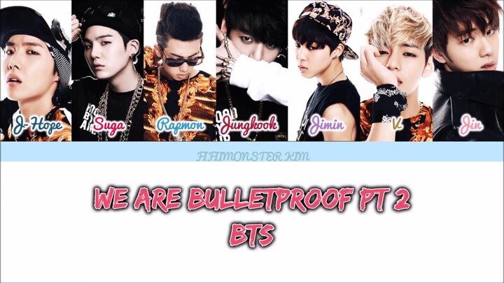 BTS (방탄소년단) - We Are Bulletproof pt2 (Color Coded Han/Rom/Ind lyrics) Terjemahan/Lirik Indonesia