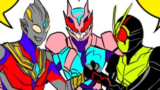 คอลเลกชันประติมากรรมทราย Kamen Rider ประจำวัน