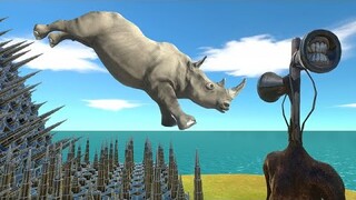 Who Can Avoid Piercers and Get to Siren Head - Animal Revolt Battle Simulator