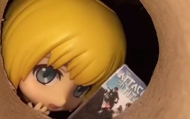 Armin showing off his book to you? !