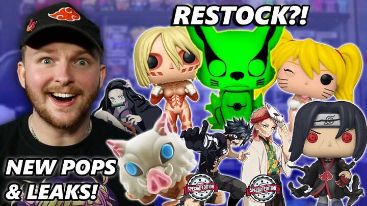 New Funko Pops & Leaks! | Kurama Mode Glow Restock? | Demon Slayer | Fairy Tail | Unreleased Pops!