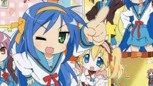 【Lucky Star】 Izumi, cô gái otaku, nhân vật của bữa tiệc này