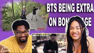 BTS being EXTRA on Bon Voyage Season 1 (Pt. 1)| REACTION