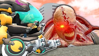 GIANT MONSTER MECH BATTLE! - Garry's Mod Gameplay