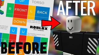 Make Your Own Roblox Shirt FREE (2021)