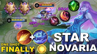 FINALLY NOVARIA IS HERE! | NOVARIA ONE SHOT COMBO BUILD | MLBB