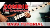 Zombie - The Cranberries Bass Tutorial (WITH TAB)