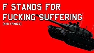 F stands for FUCKING SUFFERING (and France)