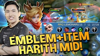 INI ADALAH VIDEO CARA BERMAIN HARITH MIDLANE - Mobile Legends