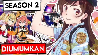 ประกาศวันวางจำหน่าย Kanojo Okarishimasu ซีซั่น 2 แล้ว!!!